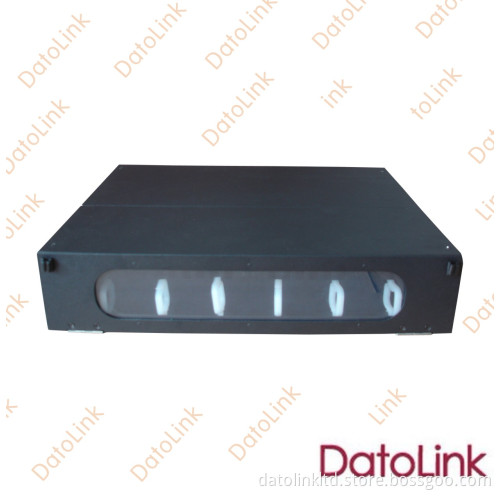 Fibre Optica Slidable Rack Mounted Type Patch Panel 24 Cores